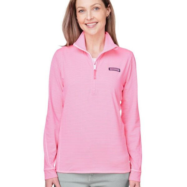 Women's Microstripe Sankaty Half-Zip Pullover Thumbnail
